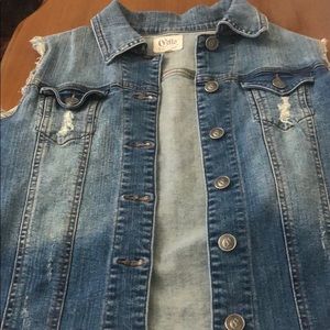 A Jean Jacket size M and a skirt size M